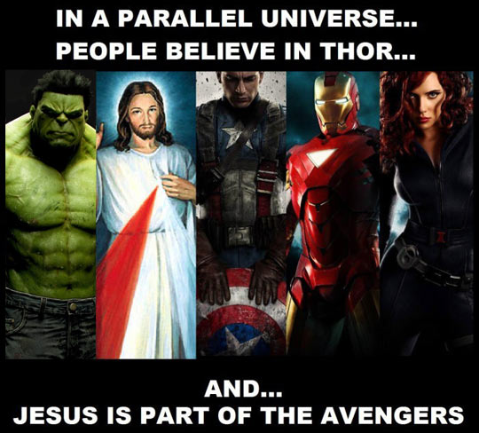 funny-parallel-universe-Thor-Jesus-Avengers