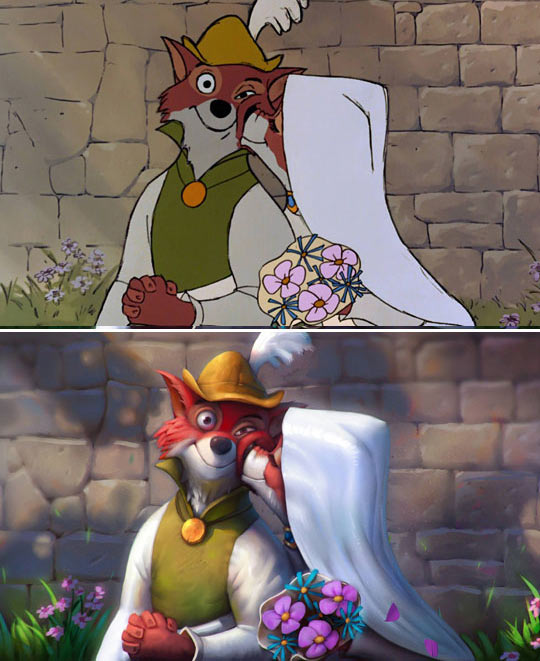 cool-painting-Robin-Hood-Disney
