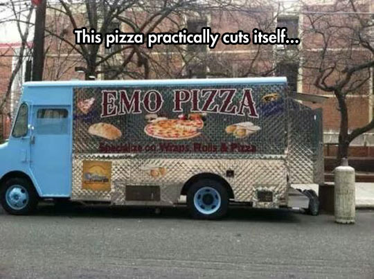 Emo Pizza Puns Are Inevitable