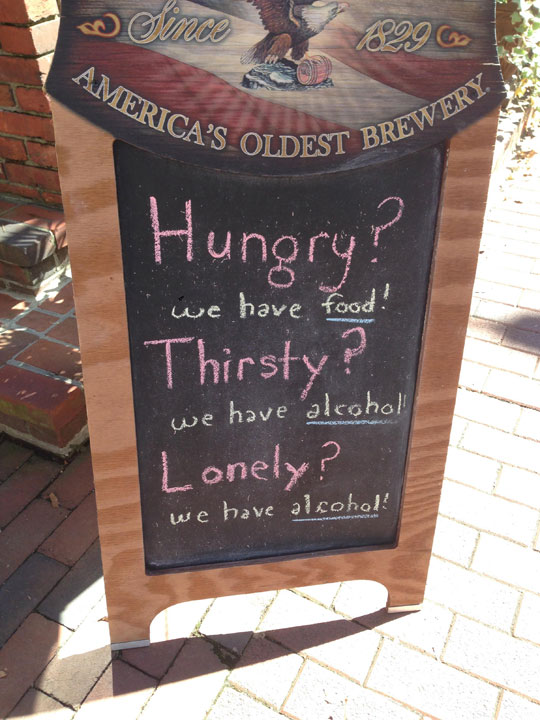 funny-brewery-sign-hungry-lonely