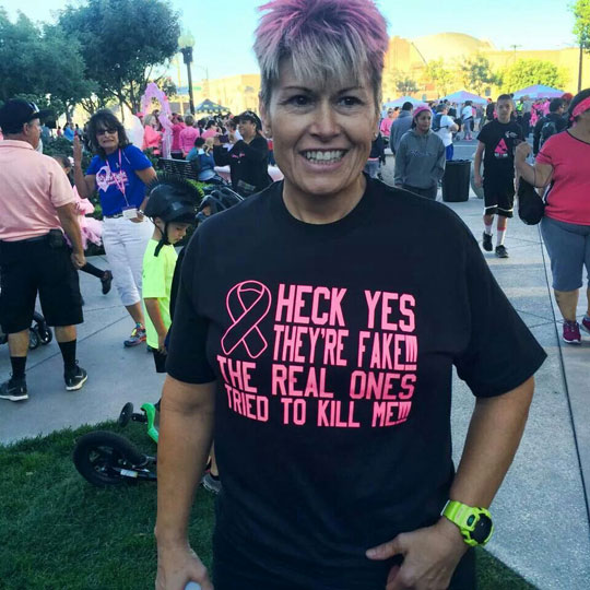 Cancer Survivor Takes Life With A Little Humor