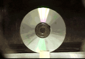 A CD In A Microwave