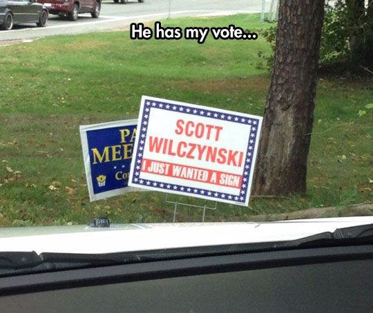 Vote For This Guy