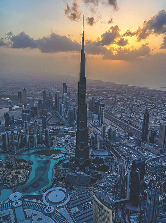 The Burj Khalifa In Dubai