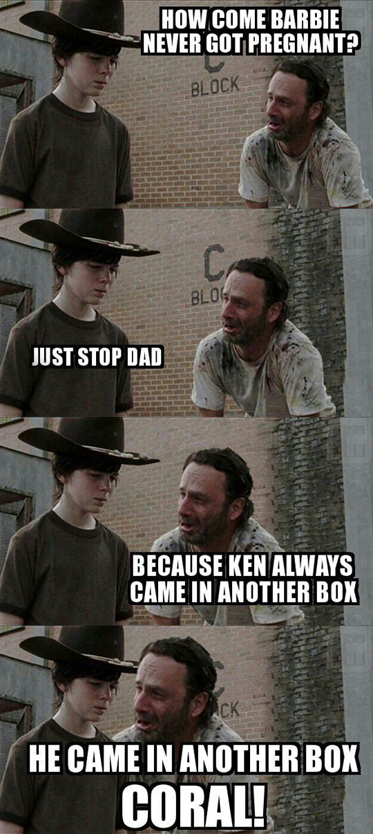 No More Dad Jokes Rick, Please
