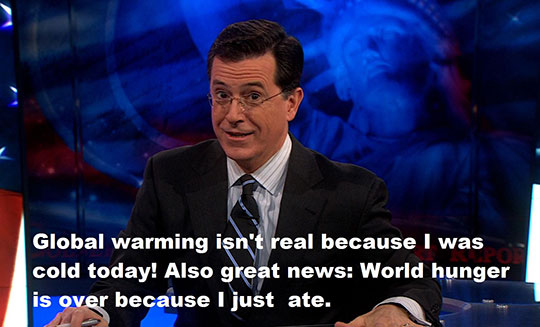 Stephen Colbert On Climate Change