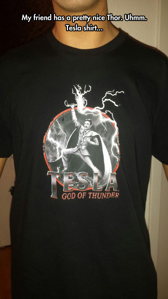 funny-Tesla-tshirt-god-thunder