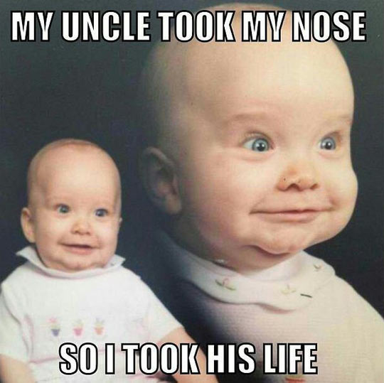 funny-baby-psycho-nose-uncle
