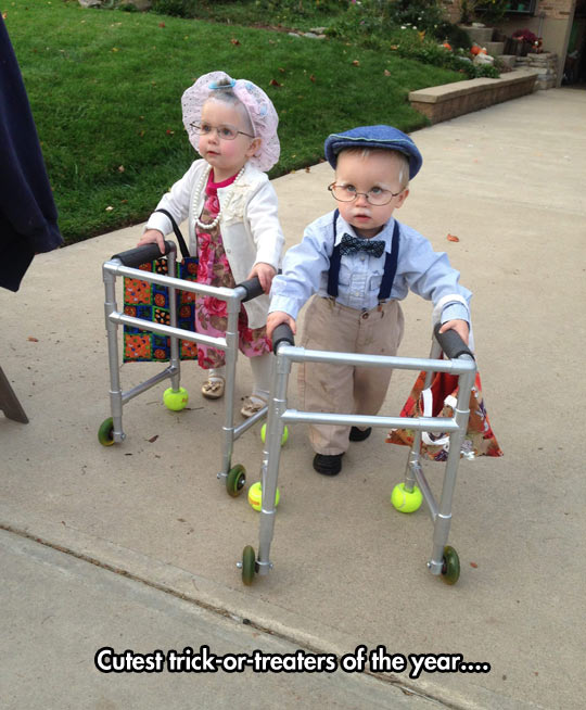 The Cutest Trick-Or-Treaters