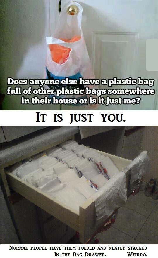 Plastic Bags Ordered The Right Way
