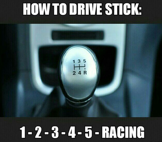 funny-drive-stick-letter-car-racing