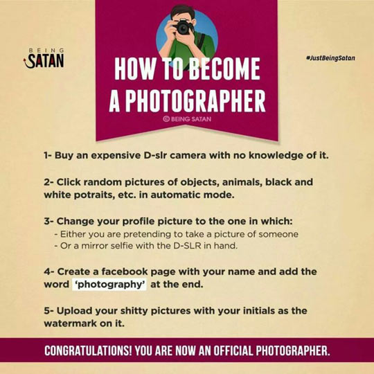 Nowadays Photographers Are A Shame