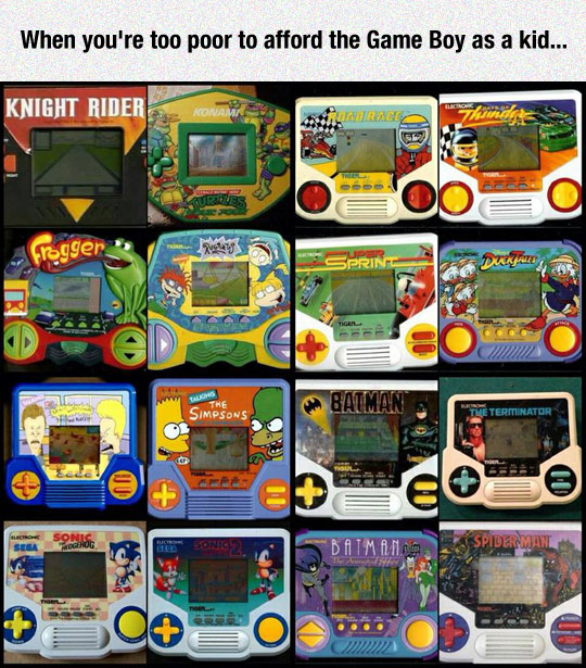The Handheld Videogames Of The Past