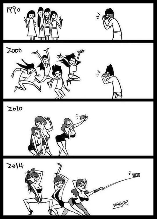 funny-photograph-selfie-evolution
