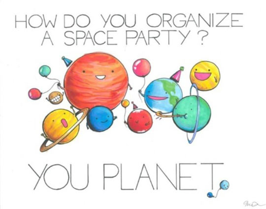 Space Party Pun