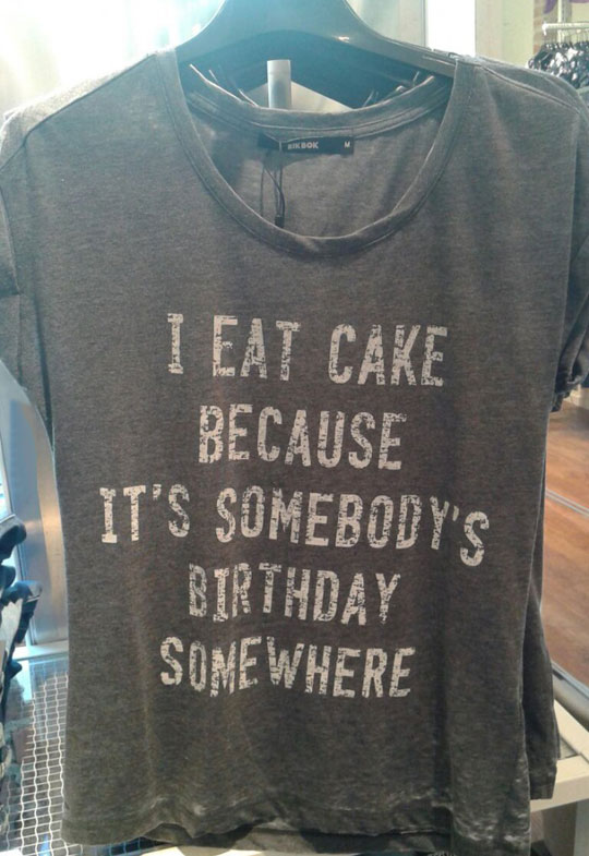 Why I Eat Cake?