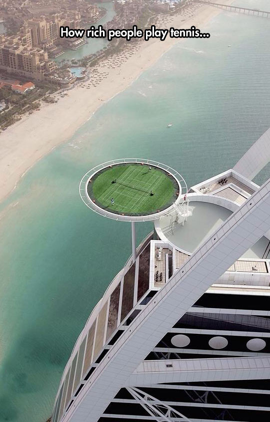 Floating Tennis Court