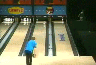 Professional Bowling Shot