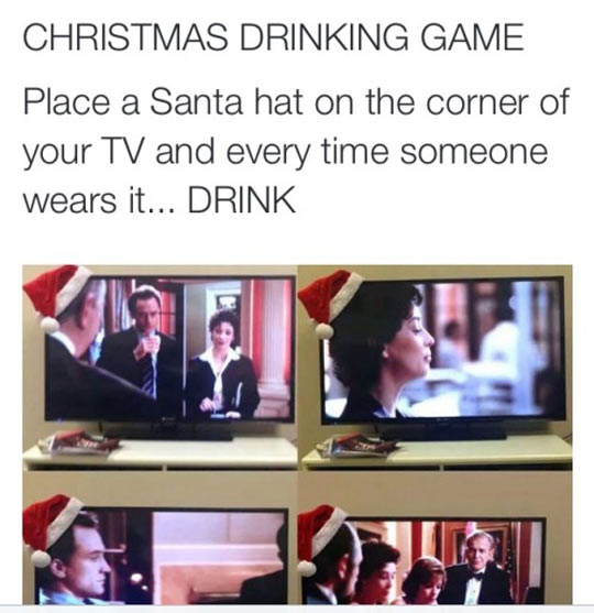 The Santa Hat Drinking Game