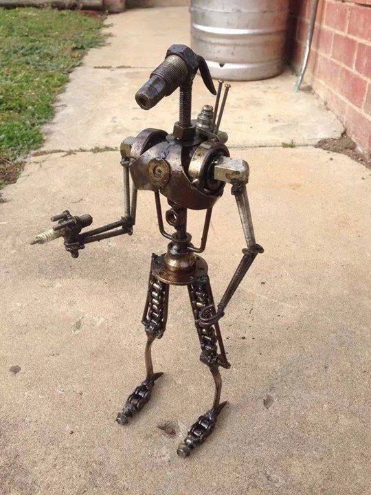 Clever Star Wars Drone Sculpture