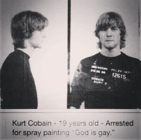 That Time When Kurt Cobain Got Arrested
