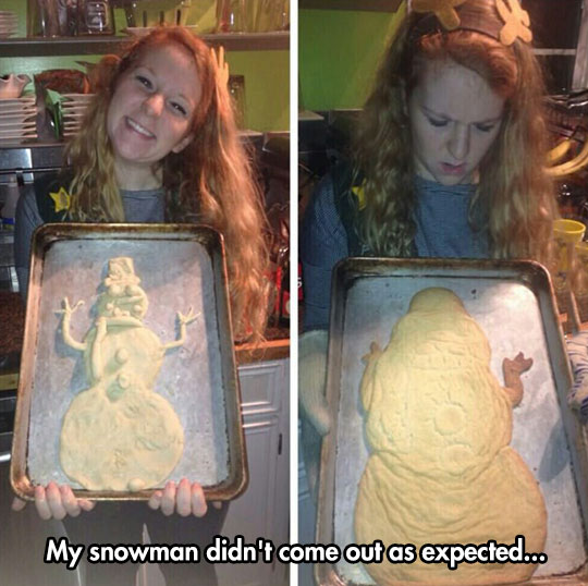 She Wanted A Snowman But Got Jabba The Hutt