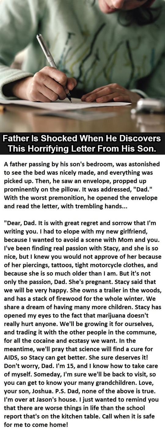 The Best Letter From A Son To His Father