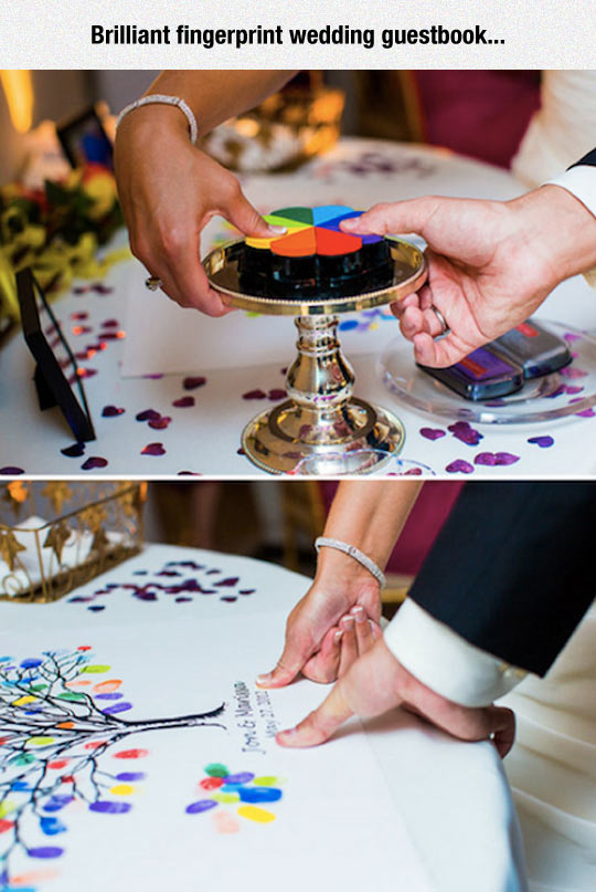 Clever Wedding Guestbook