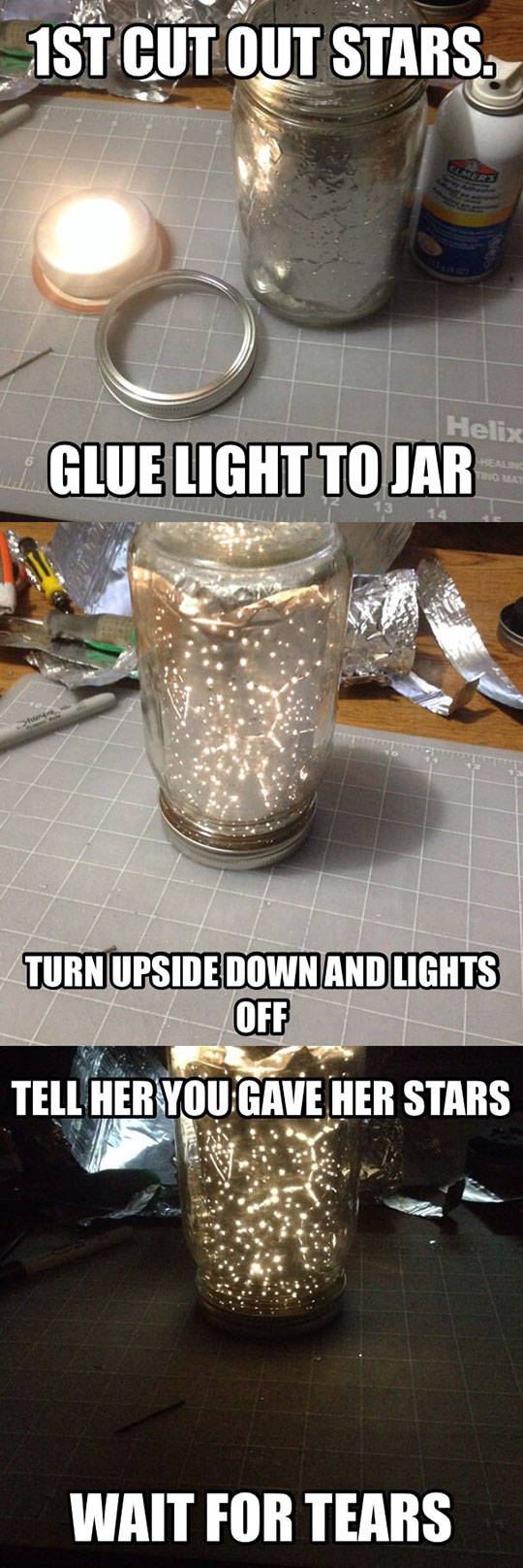DIY Jar Of Stars