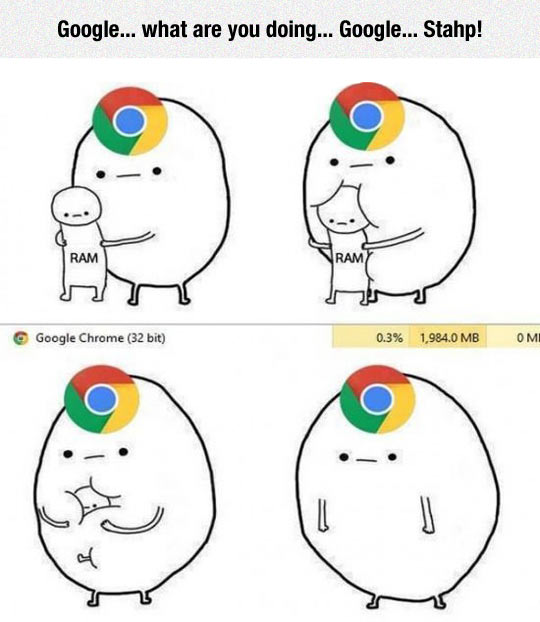 Google Chrome Has A Thing For Memory
