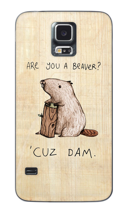 funny-beaver-phone-case-wood