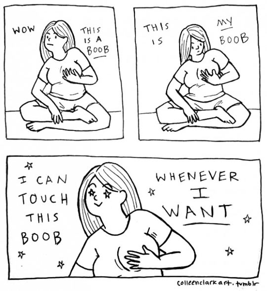 funny-girl-touch-own-body-happiness