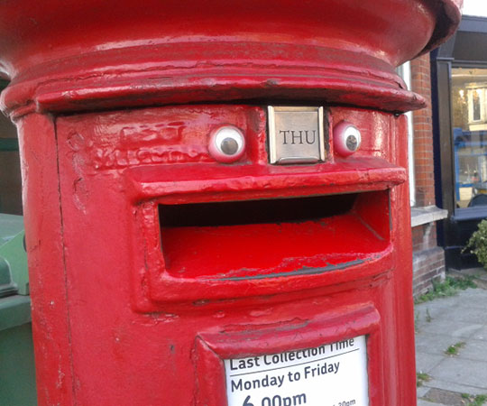 Happiest Post Box Ever