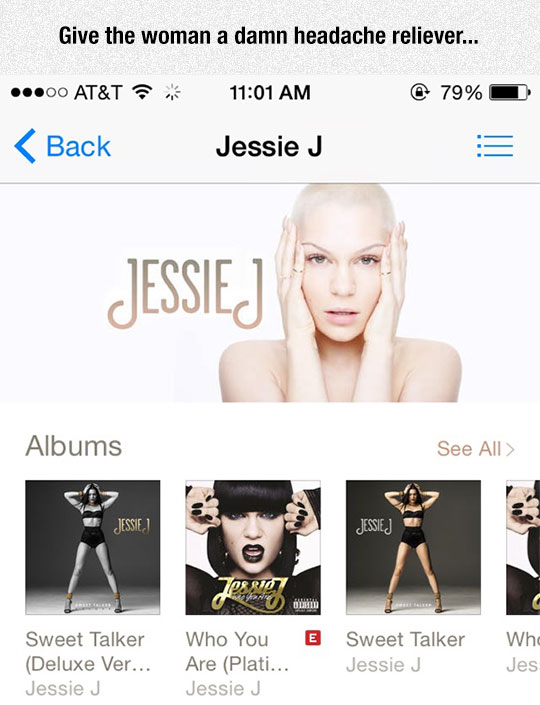 Poor Jessie J