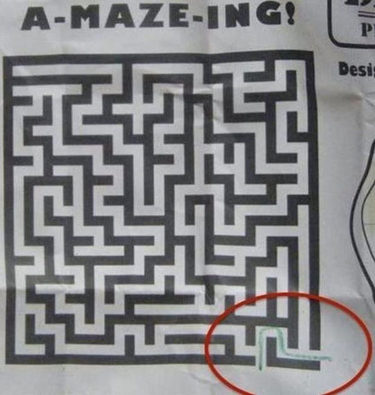 Whoever Created This Maze, Made It So Easy