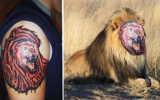 funny-tattoo-lion-arm-wrong