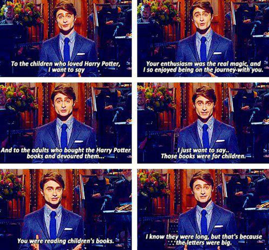 funny-Daniel-Radcliffe-SNL-books-adults