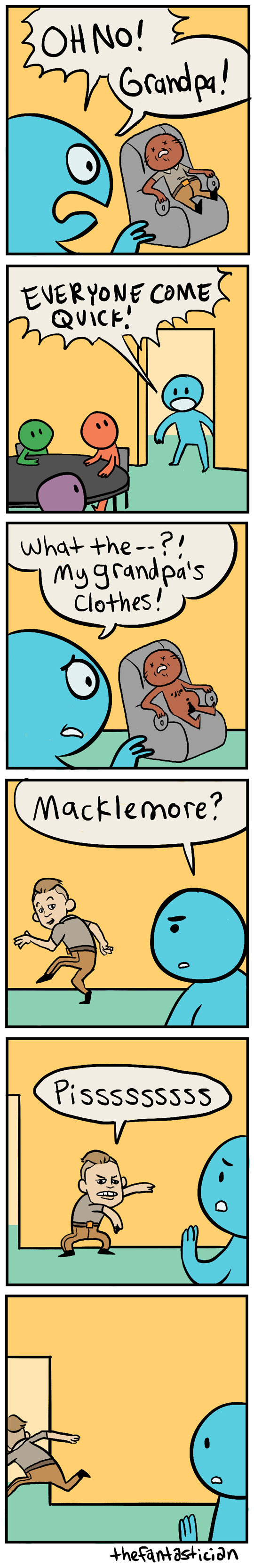 funny-grandfather-Macklemore-stealing-clothes