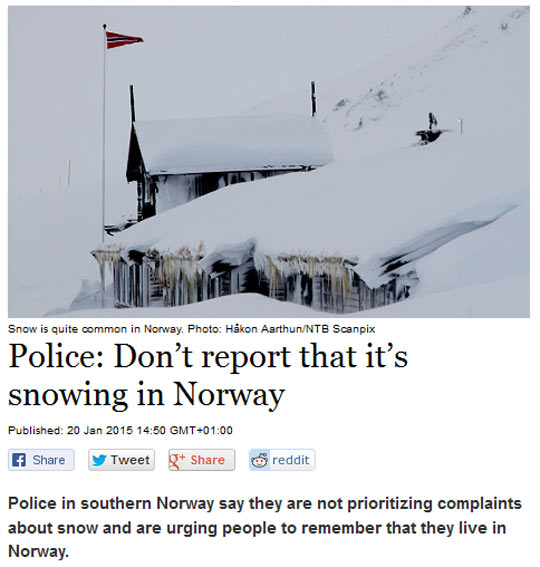 Meanwhile In Norway