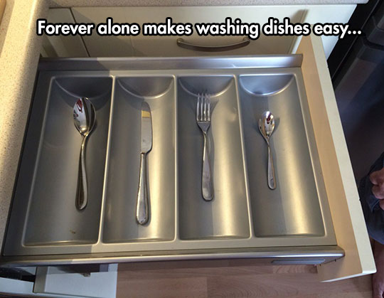 funny-alone-fork-knife-drawer