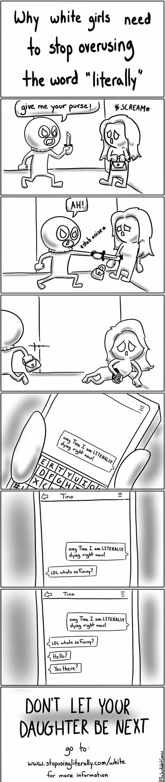 funny-webcomic-robber-phone-message-literally