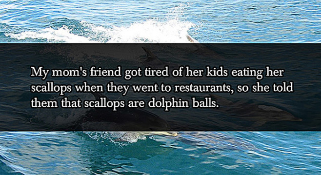 lies-your-parents-told-you-scallops-dolphin-balls