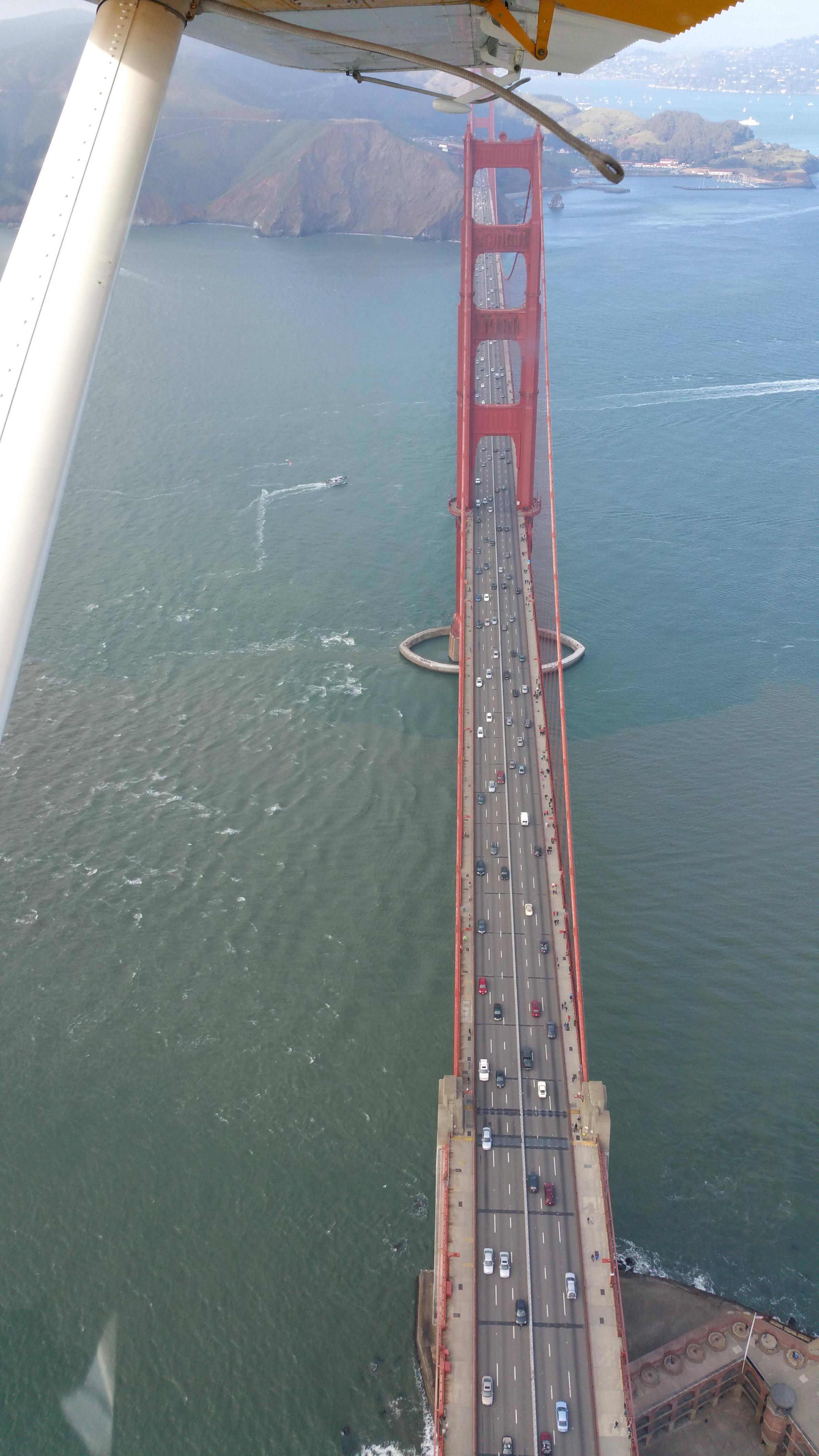 Took my girlfriend for an hour flight over Golden Gate Bridge for her birthday
