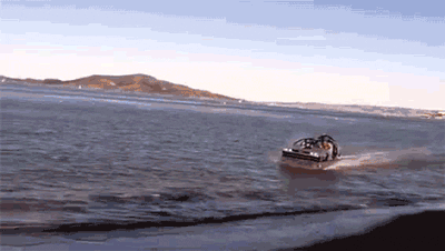 cool-gif-DeLorean-amphibious-lake