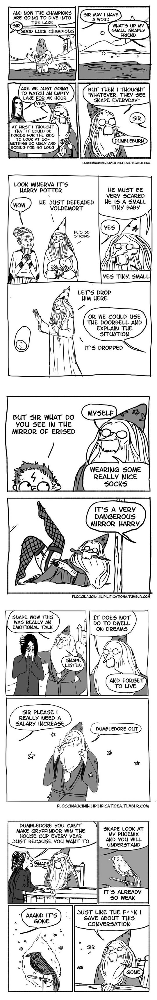 Dumbledore Burns
