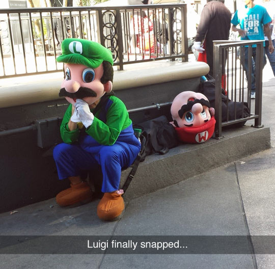 Luigi Had Enough