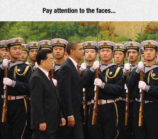 funny-Obama-walking-Chinese-military