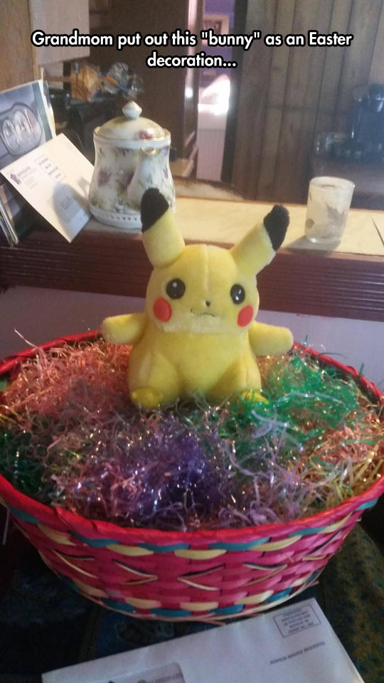 funny-Pikachu-Easter-decoration-grandmother