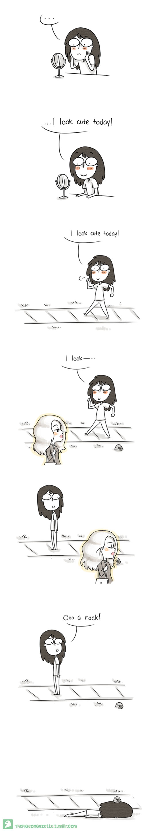 funny-girl-cute-mirror-beauty-rock-comic