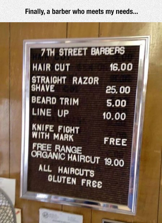 The Coolest Barber Sign